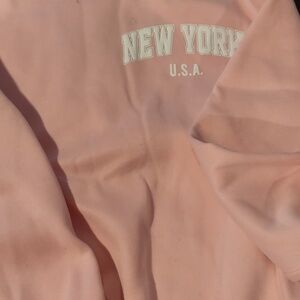 Pink NY sweater for girls